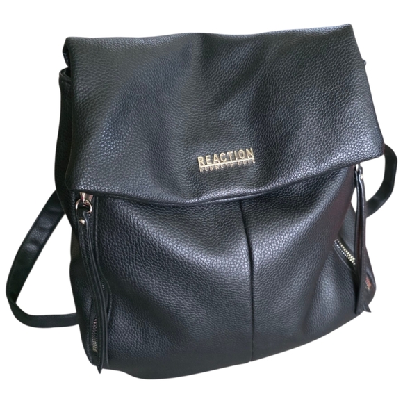 Kenneth Cole Reaction Leather Backpack - Picture 3 of 14